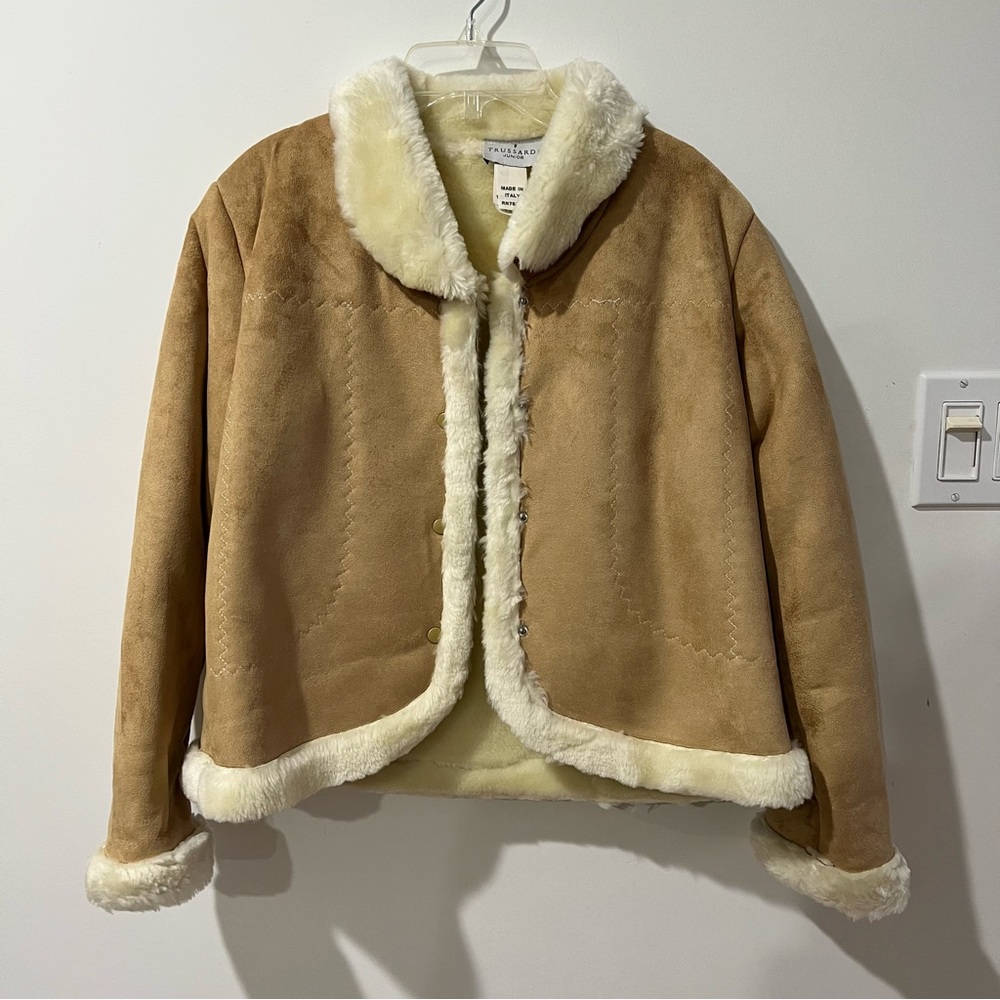 Kids Faux shearling coat